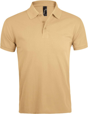 Рубашка поло мужская Prime Men 200 бежевая, размер S
