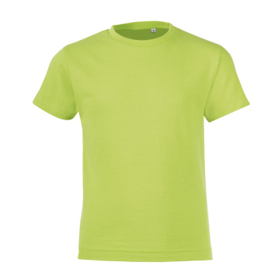 Футболка детская Regent Fit Kids зеленое яблоко, на рост 96-104 см (4 года)