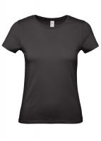 Каталог Футболка женская E150 черная от интернет-магазина «7 Сувениров»