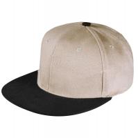 Каталог Бейсболка Unit Heat с прямым козырьком, двухцветная, серая с черным от интернет-магазина «7 Сувениров»