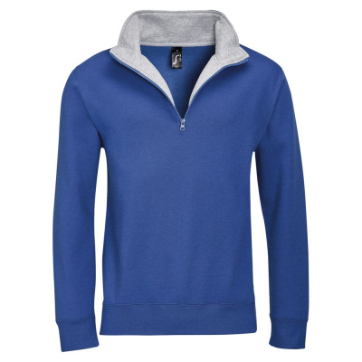 Толстовка Scott 290 с контрастным воротником на молнии, ярко-синяя, размер S