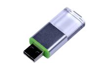 Каталог USB 2.0- флешка промо на 64 Гб прямоугольной формы, выдвижной механизм от интернет-магазина «7 Сувениров»