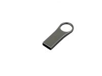 Каталог USB 2.0- флешка на 64 Гб с мини чипом, компактный дизайн с большим круглым отверстием от интернет-магазина «7 Сувениров»
