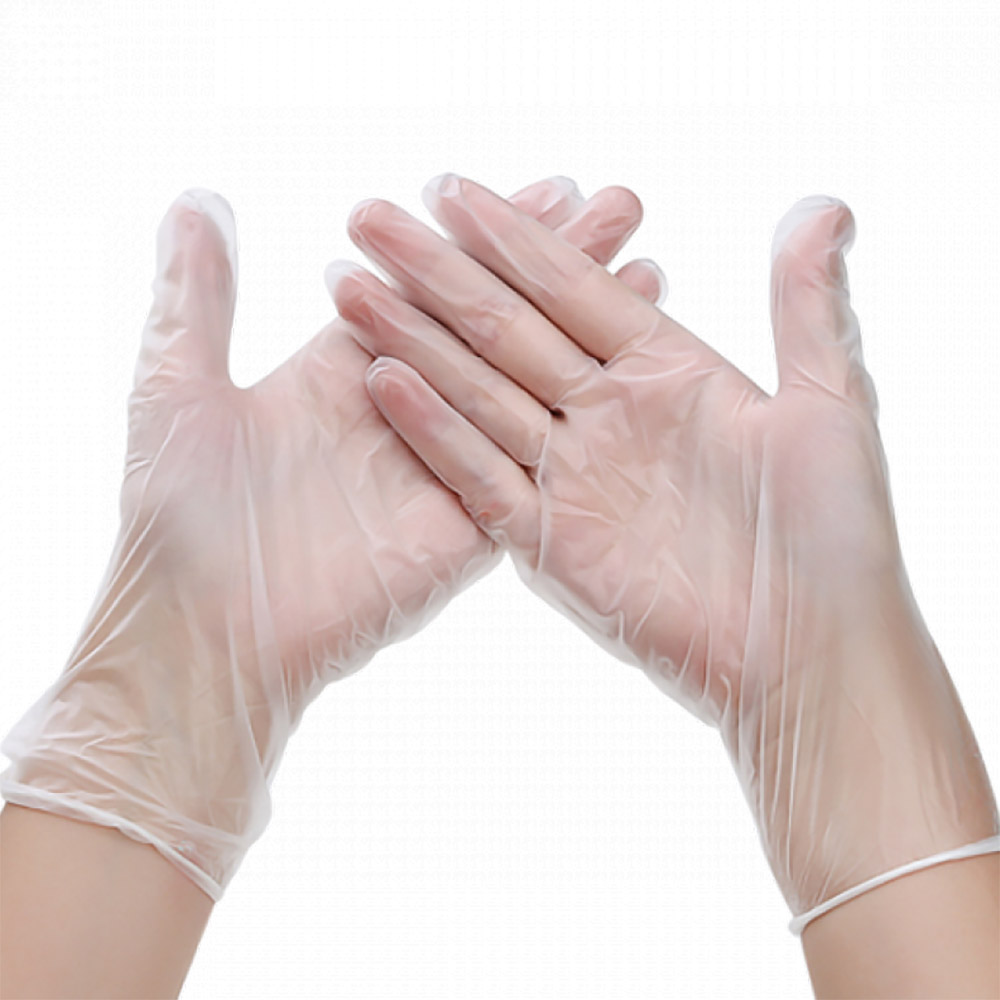 Каталог Перчатки виниловые SFM L 100шт (50пар) прозрачные с РУ от интернет-магазина «7 Сувениров»