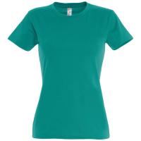 Каталог Футболка женская Imperial Women 190, изумрудно-зеленая от интернет-магазина «7 Сувениров»