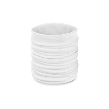 Каталог Шарф-бандана HAPPY TUBE, универсальный размер, белый, полиэстер от интернет-магазина «7 Сувениров»