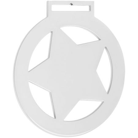 Каталог Медаль Steel Star, белая от интернет-магазина «7 Сувениров»