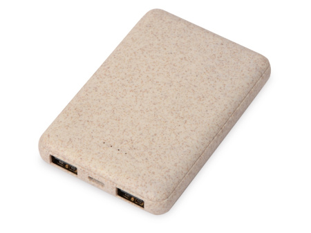 Каталог Портативное зарядное устройство Wheatty из пшеничной соломы, 5000 mAh от интернет-магазина «7 Сувениров»