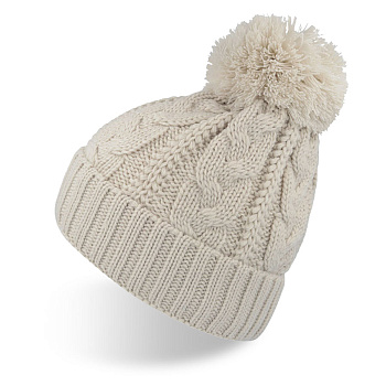 Каталог Шапка VOGUE,  белый, верх: 100% акрил, подкладка: 100% полиэстер от интернет-магазина «7 Сувениров»