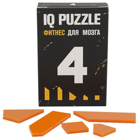 Каталог Головоломка IQ Puzzle Figures, цифра 4 от интернет-магазина «7 Сувениров»