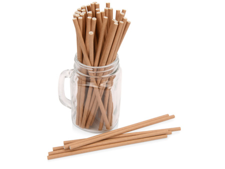 Каталог Набор крафтовых трубочек Kraft straw от интернет-магазина «7 Сувениров»