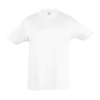 Каталог Футболка REGENT KIDS, белый, 6  лет, 100% хлопок, 150 г/м2 от интернет-магазина «7 Сувениров»