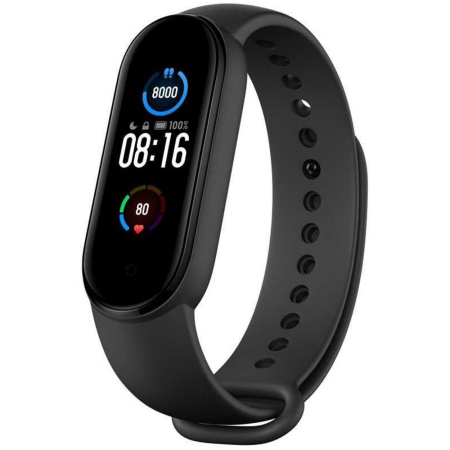 Каталог Фитнес браслет Mi Band 5, черный от интернет-магазина «7 Сувениров»