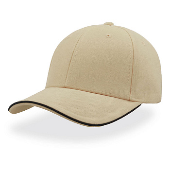 Каталог Бейсболка PILOT PIPING SANDWICH, 6 клиньев, металлическая застежка от интернет-магазина «7 Сувениров»