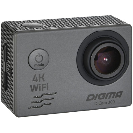 Каталог Экшн-камера Digma DiCam 300, серая от интернет-магазина «7 Сувениров»