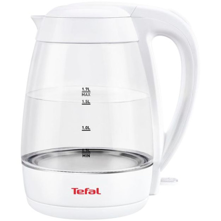 Каталог Чайник Glass Kettle, белый от интернет-магазина «7 Сувениров»