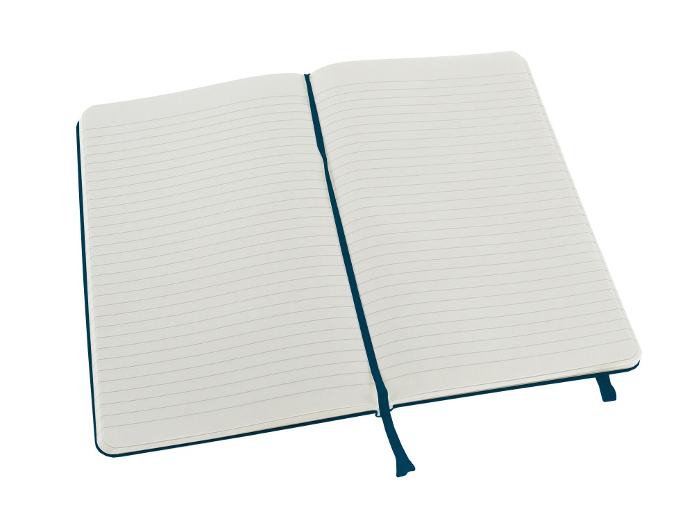 Записная книжка Moleskine Classic (в линейку) в твердой обложке, Large (13х21см), сапфир Записная книжка Moleskine Classic (в линейку) в твердой обложке, Large (13х21см), сапфир