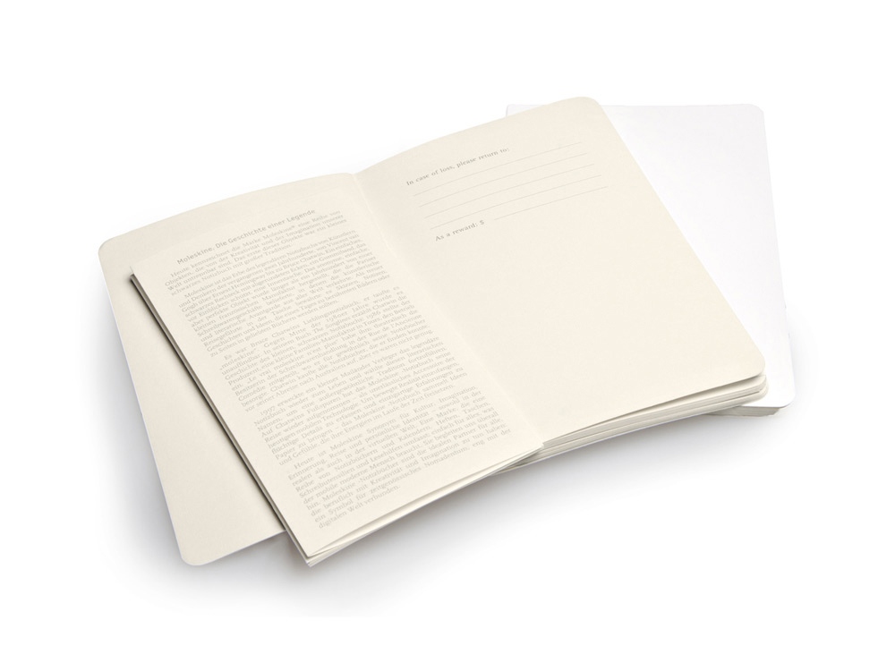 Записная книжка Moleskine Volant (в линейку, 2 шт.), Pocket (9х14см), белый Записная книжка Moleskine Volant (в линейку, 2 шт.), Pocket (9х14см), белый