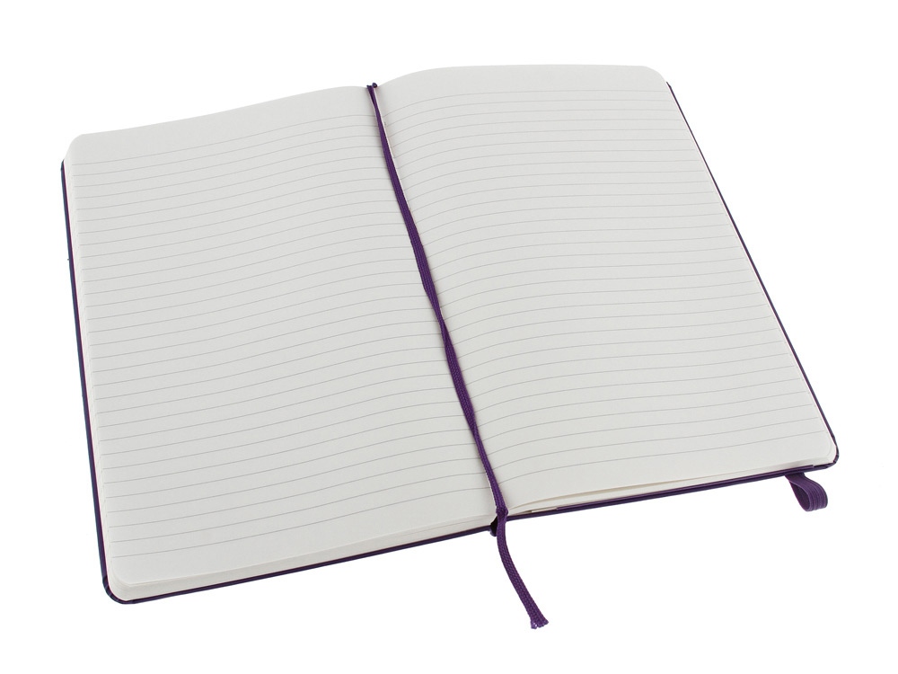 Записная книжка Moleskine Classic (в линейку) в твердой обложке, Large (13х21см), фиолетовый Записная книжка Moleskine Classic (в линейку) в твердой обложке, Large (13х21см), фиолетовый