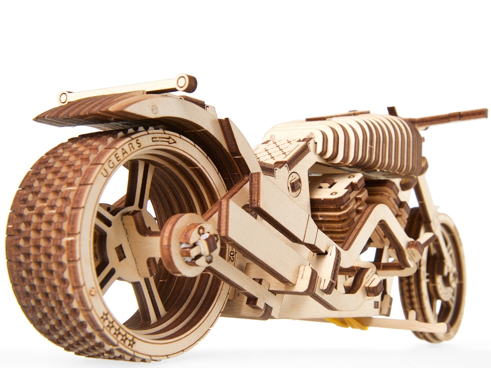 3D-ПАЗЛ UGEARS Байк VM-02 3D-ПАЗЛ UGEARS Байк VM-02
