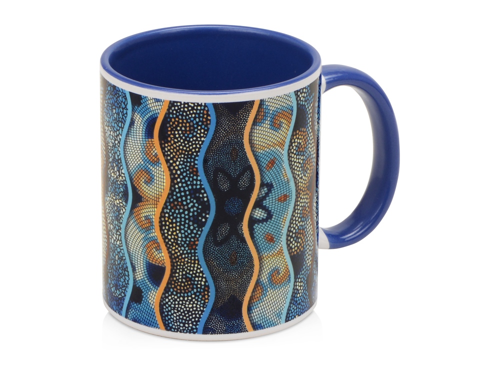 Кружка для сублимации Sublime Color, белый/синий