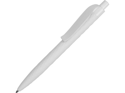 Ручка шариковая QS 01 PRP софт-тач, белый
