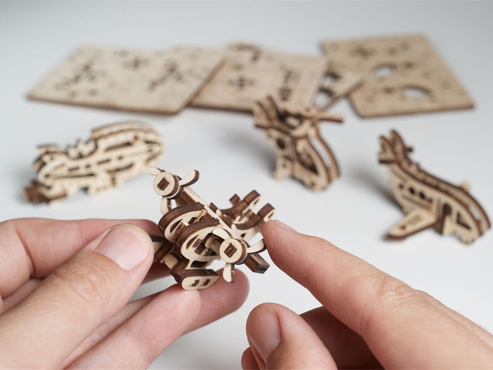 3D-ПАЗЛ UGEARS Фиджет Самолёты 3D-ПАЗЛ UGEARS Фиджет Самолёты