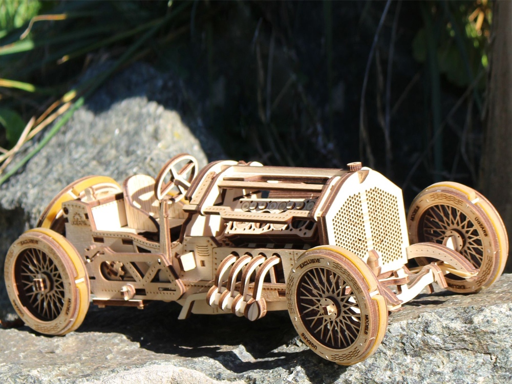 3D-ПАЗЛ UGEARS Спорткар U-9 Гран-при 3D-ПАЗЛ UGEARS Спорткар U-9 Гран-при