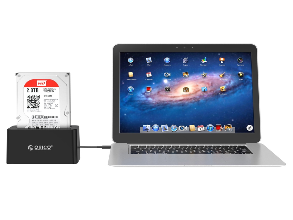 Док-станция для HDD Orico 6619US3 (черный) Док-станция для HDD Orico 6619US3 (черный)