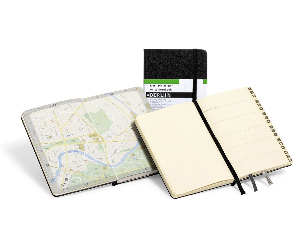 Записная книжка Moleskine City Berlin (Берлин), Pocket (9x14 см), черный Записная книжка Moleskine City Berlin (Берлин), Pocket (9x14 см), черный