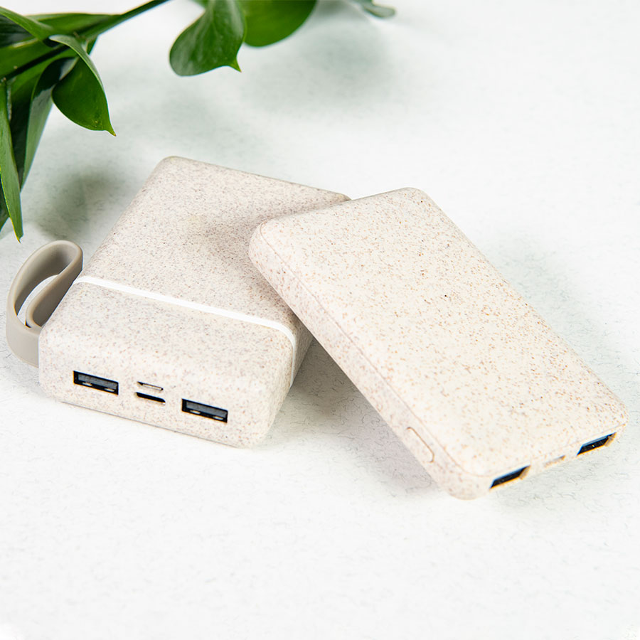 Универсальный аккумулятор WHEAT POWER 5, 5000 mAh, пластик с пшеничным волокном Универсальный аккумулятор WHEAT POWER 5, 5000 mAh, пластик с пшеничным волокном