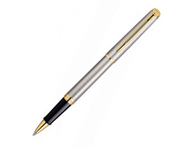 Ручка роллер Waterman Hemisphere Stainless Steel GT F, серебристый/золотистый