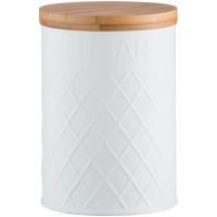 Каталог Емкость для хранения сахара Embossed, белая от интернет-магазина «7 Сувениров»