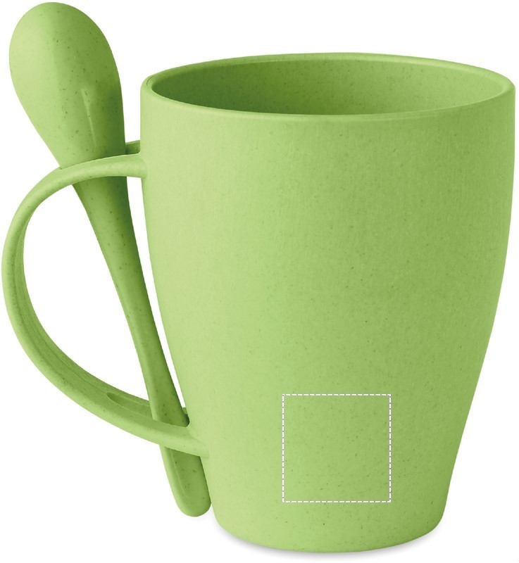 Каталог Кружка с ложкой из бамбука от интернет-магазина «7 Сувениров»