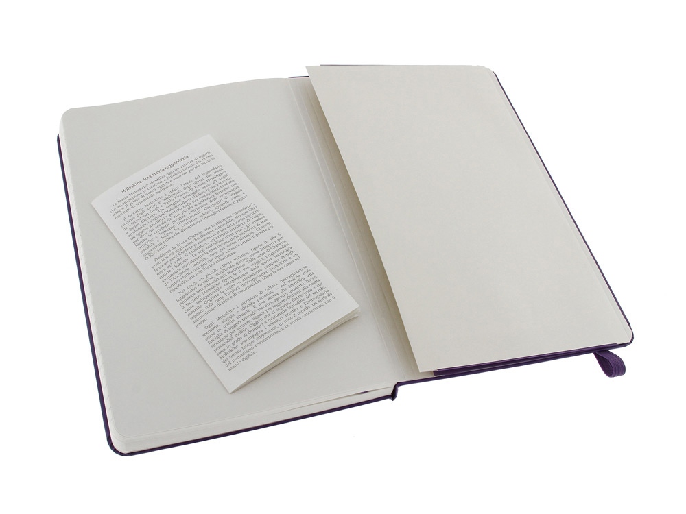 Записная книжка Moleskine Classic (в линейку) в твердой обложке, Large (13х21см), фиолетовый Записная книжка Moleskine Classic (в линейку) в твердой обложке, Large (13х21см), фиолетовый