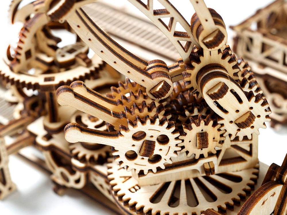 3D-ПАЗЛ UGEARS Манипулятор на рельсах 3D-ПАЗЛ UGEARS Манипулятор на рельсах