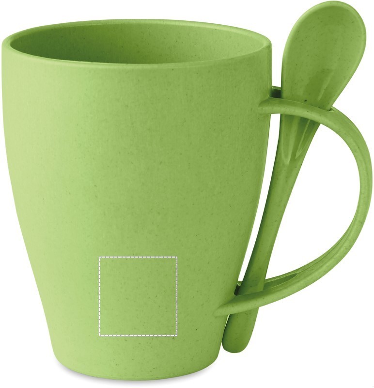 Каталог Кружка с ложкой из бамбука от интернет-магазина «7 Сувениров»