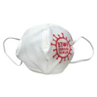 Каталог Маска из нейлона многоразовая с принтом 'Stop coronavirus' от интернет-магазина «7 Сувениров»