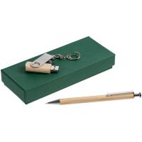 Каталог Набор WoodLine, 16 Гб, зеленый от интернет-магазина «7 Сувениров»