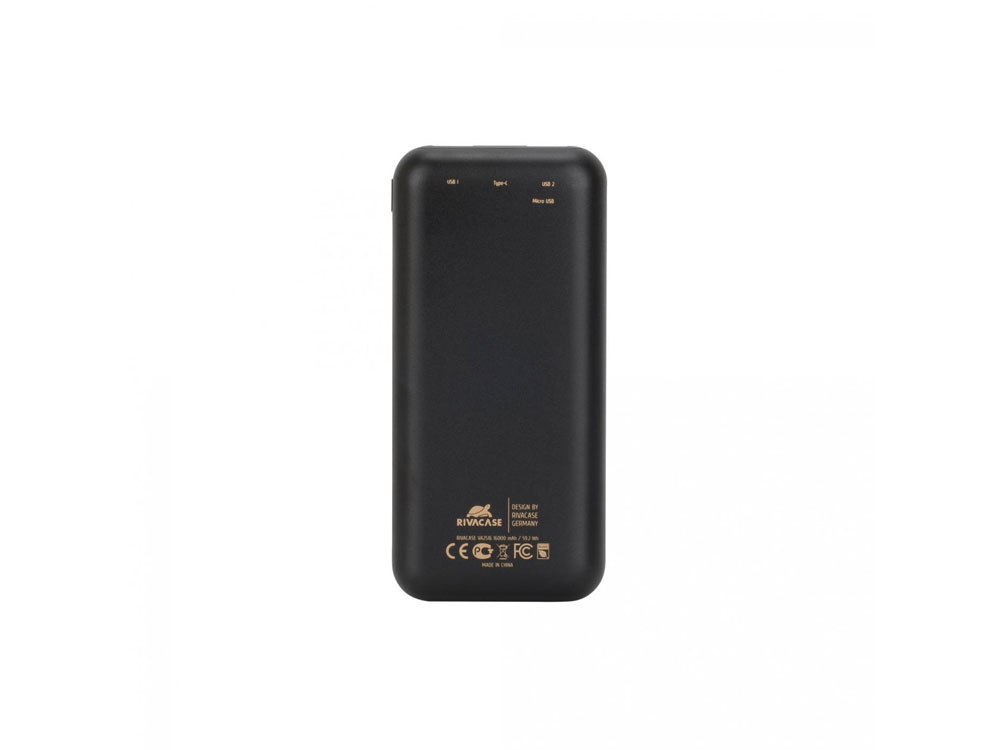 Внешний аккумулятор VA2516, 16000 mAh, черный Внешний аккумулятор VA2516, 16000 mAh, черный