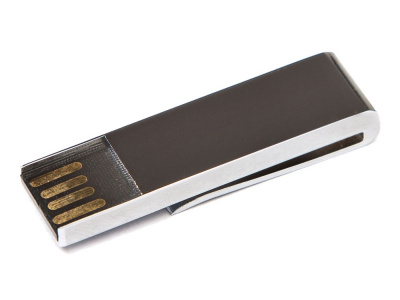 USB-флешка на 8 Гб в виде зажима для купюр, серебро USB-флешка на 8 Гб в виде зажима для купюр, серебро