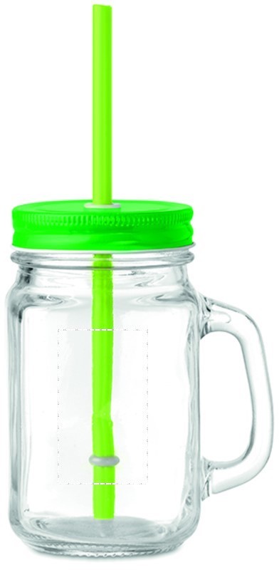 Каталог Стеклянная банка с соломинкой от интернет-магазина «7 Сувениров»