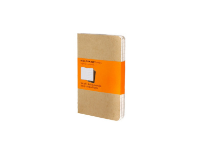 Записная книжка Moleskine Cahier (в линейку, 3 шт.), Pocket (9х14см), бежевый Записная книжка Moleskine Cahier (в линейку, 3 шт.), Pocket (9х14см), бежевый