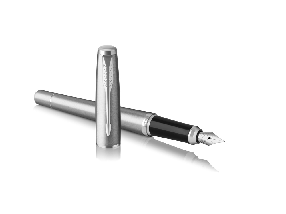 Ручка перьевая Parker Urban Core Metro Metallic CT, серебристый