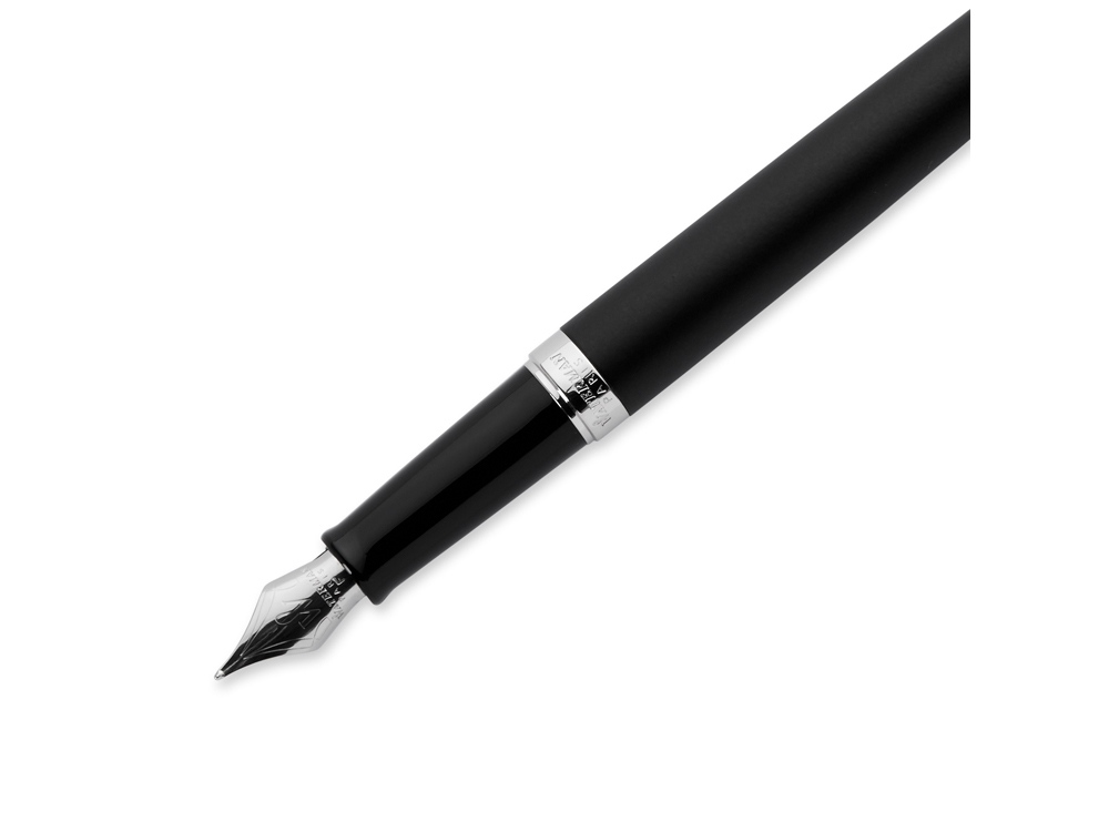 Ручка перьевая Waterman Hemisphere Matt Black CT F, черный матовый/серебристый