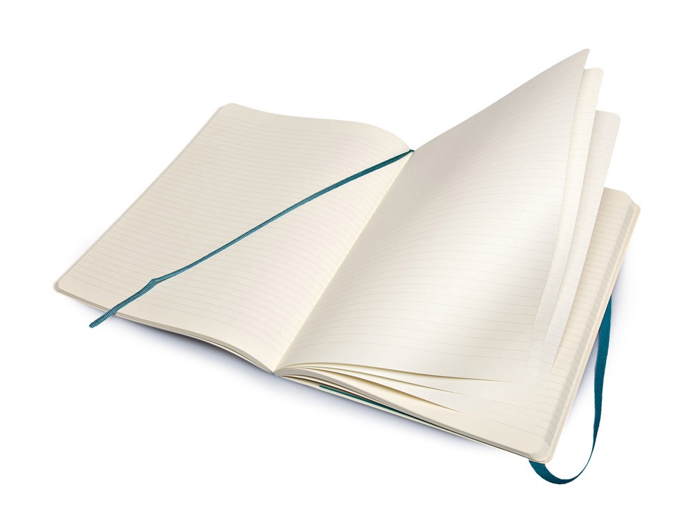 Записная книжка Moleskine Classic Soft (в линейку), Хlarge (19х25 см), бирюзовый Записная книжка Moleskine Classic Soft (в линейку), Хlarge (19х25 см), бирюзовый