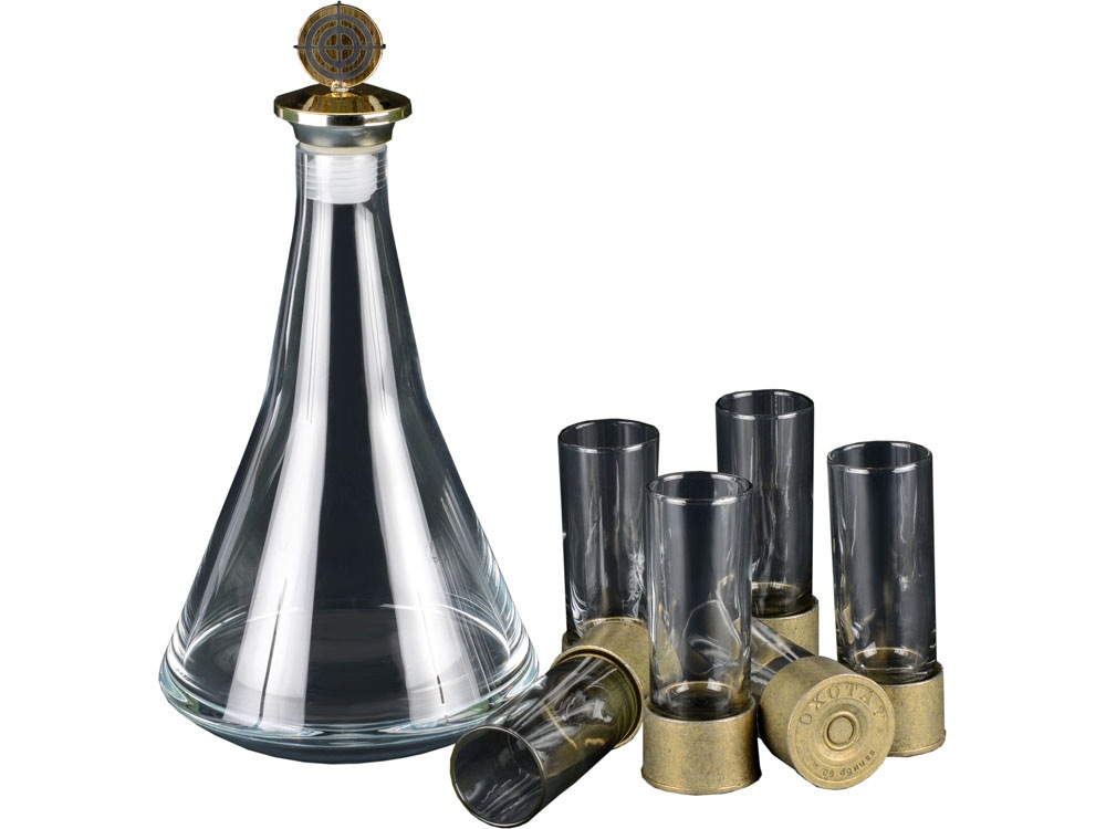 Подарочный набор Заряжай, коричневый/бежевый/прозрачный