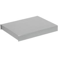 Каталог Коробка Doc под блокнот, аккумулятор и ручку, серебристая от интернет-магазина «7 Сувениров»