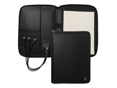 Папка формата А5 + портативное зарядное устройство Epitome Black Папка формата А5 + портативное зарядное устройство Epitome Black