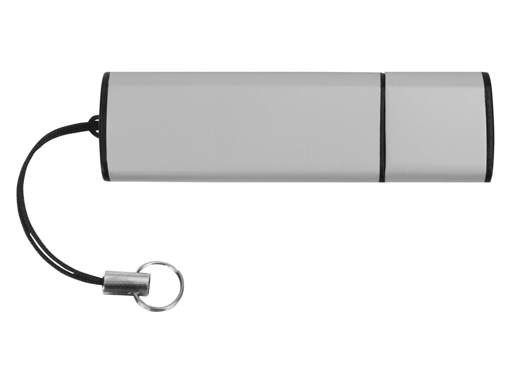Флеш-карта USB 2.0 16 Gb металлическая с колпачком Borgir, стальной Флеш-карта USB 2.0 16 Gb металлическая с колпачком Borgir, стальной